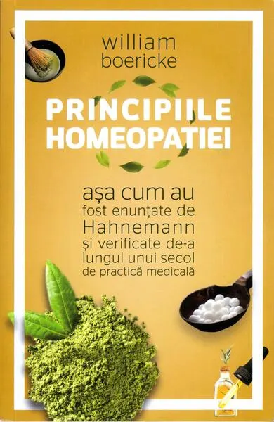 Coperta cărții Principiile homeopatiei