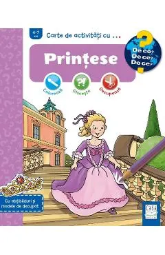 Coperta cărții Carte de activități cu ... Prințese