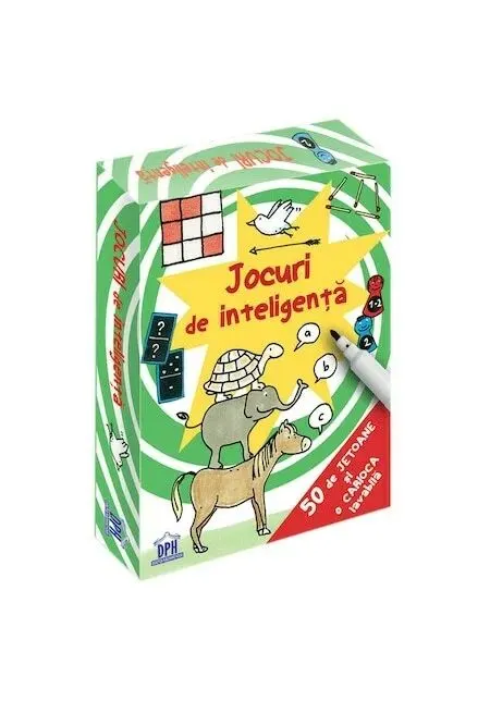 Coperta cărții Jocuri de inteligenta. 50 de jetoane