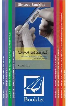 Coperta cărții Sinteze. Chimie organica pentru Bacalaureat si admiterea la facultate