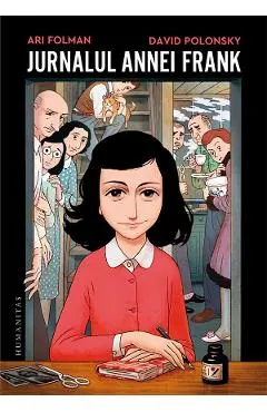 Coperta cărții Jurnalul Annei Frank. Adaptare grafica - Ari Folman, David Polonsky
