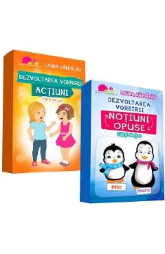 Coperta cărții Set. Dezvoltarea vorbirii: Notiuni opuse. Actiuni