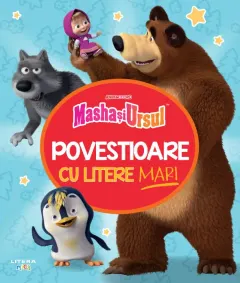 Coperta cărții Masha si Ursul. Povestioare cu litere mari