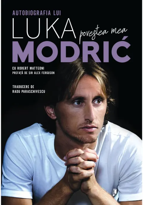 Coperta cărții Povestea mea. Autobiografia lui Luka Modrić