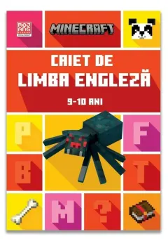 Coperta cărții Minecraft - Caiet de limba engleza 9-10 ani