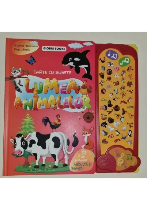 Coperta cărții Lumea Animalelor-carte cu 52 de sunete