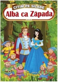 Coperta cărții Citim pe silabe - Alba ca zapada