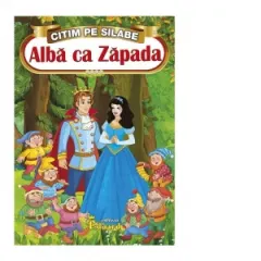 Coperta cărții Citim pe silabe - Alba ca zapada