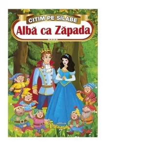Coperta cărții Citim pe silabe - Alba ca zapada