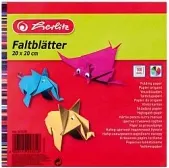Coperta cărții Hartie origami 60 grame, dimensiune 20 x 20 cm, 100 coli