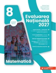 Coperta cărții Evaluarea Nationala 2027. Matematica. Clasa a VIII-a