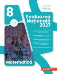 Coperta cărții Evaluarea Nationala 2027. Matematica. Clasa a VIII-a