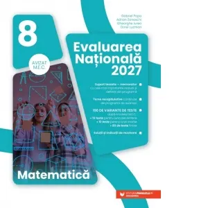 Coperta cărții Evaluarea Nationala 2027. Matematica. Clasa a VIII-a