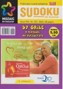 Coperta cărții Sudoku de buzunar. Nr.201/2026