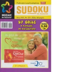 Coperta cărții Sudoku de buzunar. Nr.201/2026