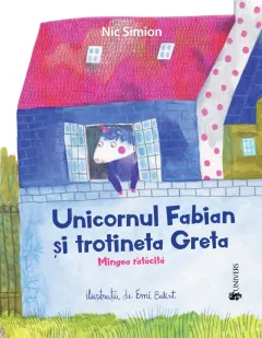 Coperta cărții Unicornul Fabian și trotineta Greta