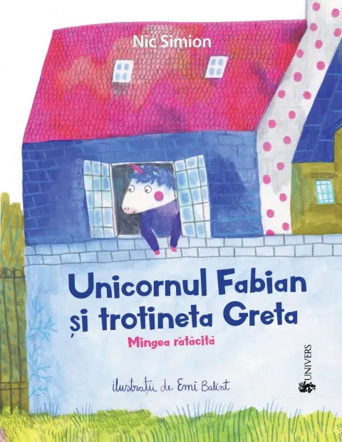 Coperta cărții Unicornul Fabian și trotineta Greta