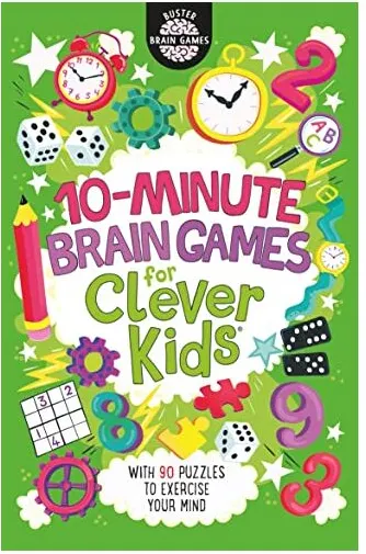 Coperta cărții 10-Minute Brain Games for Clever Kids
