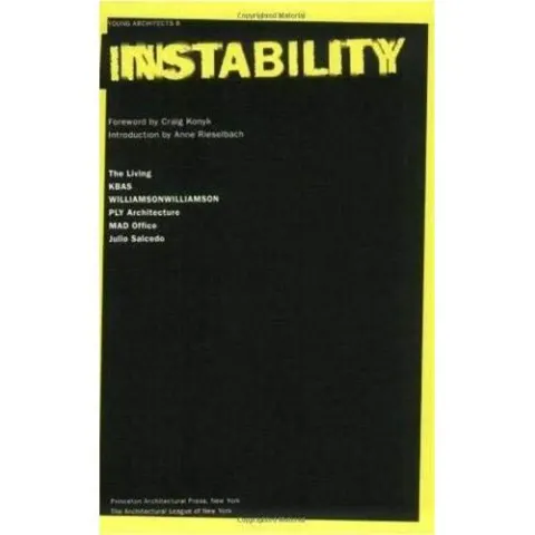 Coperta cărții Young Architects 8 - Instability