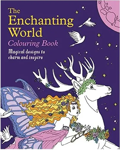 Coperta cărții The Enchanting World Colouring Book