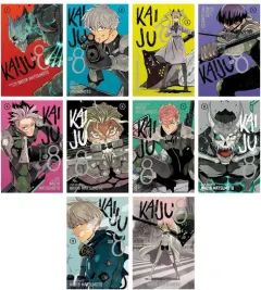 Coperta cărții Kaiju No 8 By Naoya Matsumoto 8 Books Collection Set (volumes 1, 3, 4, 6, 7, 8, 9, 10)