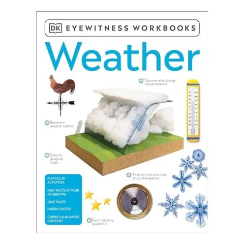 Coperta cărții Eyewitness Workbooks Weather, DK Publishing