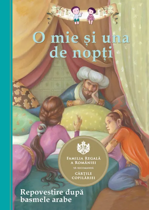 Coperta cărții O mie si una de nopti (repovestire)
