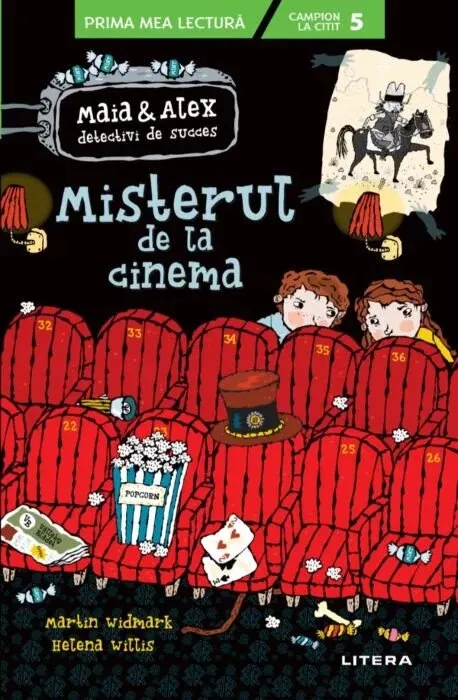 Coperta cărții Misterul de la cinema. Maia si Alex, detectivi de succes