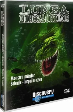Coperta cărții Monștrii mărilor. Balenele. Seria Lumea dinozaurilor