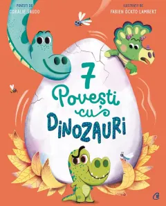 Coperta cărții 7 povesti cu dinozauri