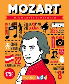 Coperta cărții Mozart. Biografie ilustrată