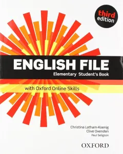 Coperta cărții English File 3E Elementary Student's Book with Oxford Online Skills