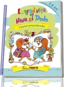 Coperta cărții La gradinita cu Nana si Dodo. Caietul prescolarului 5-6 ani