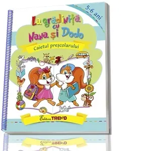 Coperta cărții La gradinita cu Nana si Dodo. Caietul prescolarului 5-6 ani