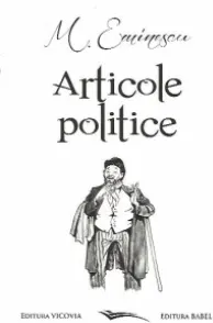 Coperta cărții Articole politice, Editia a II-a anastatica
