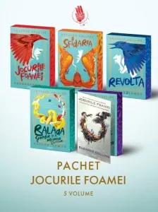 Coperta cărții Pachet Jocurile Foamei 5 volume (editie sprayed edges, 2026)