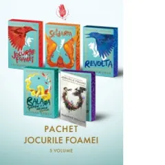 Coperta cărții Pachet Jocurile Foamei 5 volume (editie sprayed edges, 2026)