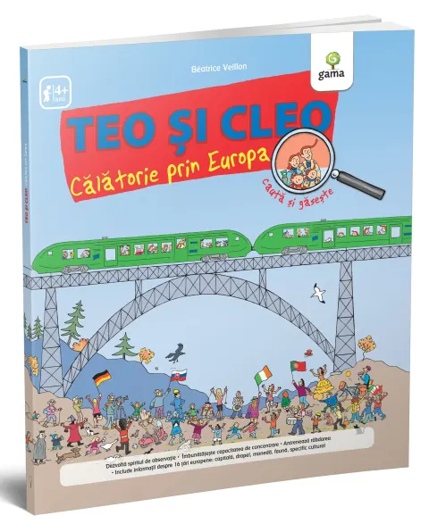 Coperta cărții Teo si Cleo: calatorie prin Europa