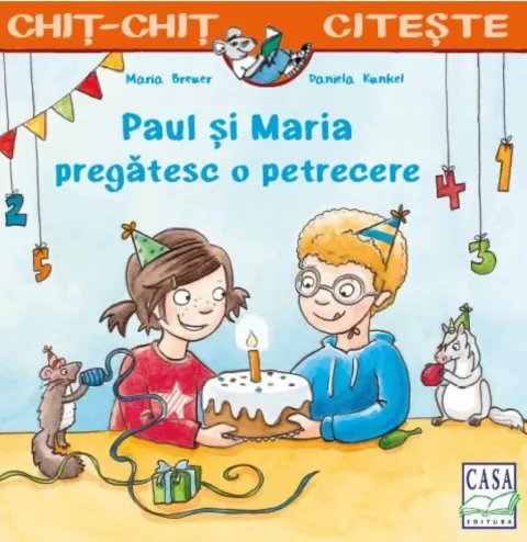 Coperta cărții Paul și Maria pregătesc o petrecere