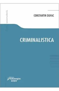 Coperta cărții Criminalistica