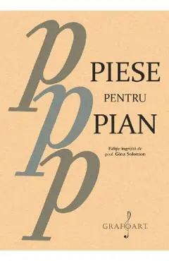 Coperta cărții Piese pentru pian
