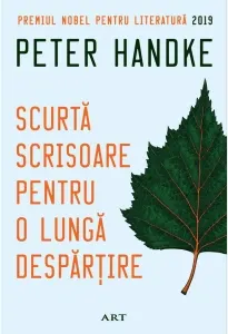 Coperta cărții Scurta scrisoare pentru o lunga despartire