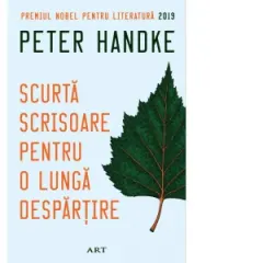 Coperta cărții Scurta scrisoare pentru o lunga despartire