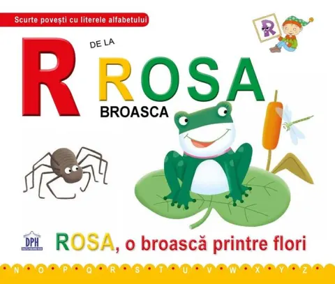 Coperta cărții R de la Rosa broasca