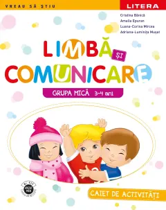 Coperta cărții Limba si comunicare. Caiet de activitati. Grupa mica 3-4 ani