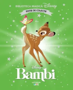 Coperta cărții Bambi. Disney. Biblioteca magica. Editie de colectie