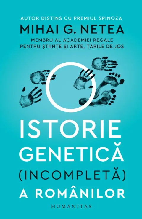 Coperta cărții O istorie genetică (incompletă) a românilor