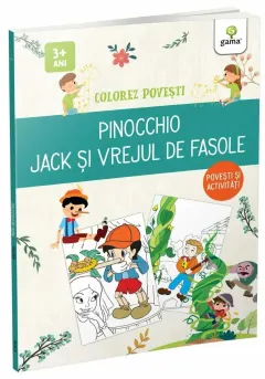 Coperta cărții Pinocchio & Jack si vrejul de fasole