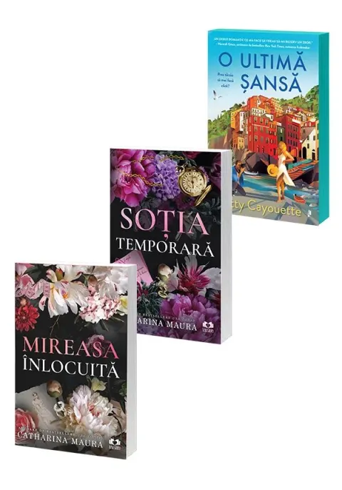 Coperta cărții Pachet Mireasa inlocuita + Sotia temporara + O ultima sansa. Set 3 carti