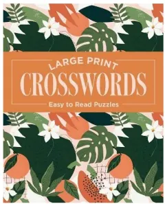 Coperta cărții Large Print Crosswords